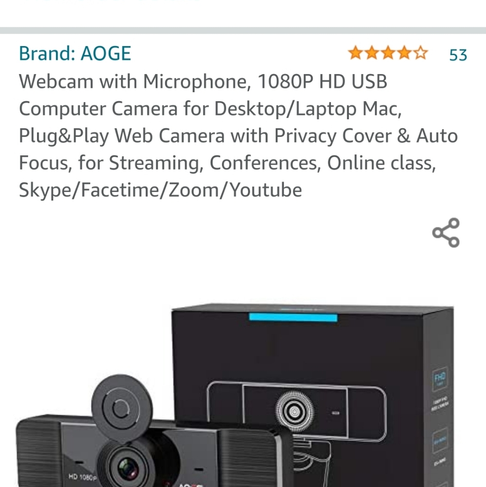 Web Camera With Microphone - Picture 6 of 7
